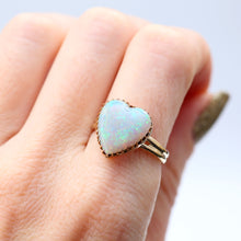 Load image into Gallery viewer, Giant Opal Heart Ring
