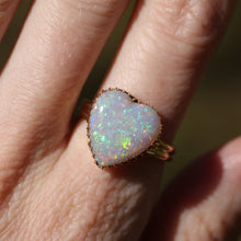 Load image into Gallery viewer, Giant Opal Heart Ring
