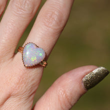 Load image into Gallery viewer, Giant Opal Heart Ring
