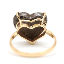 Load image into Gallery viewer, 14k Boulder Opal Heart Ring
