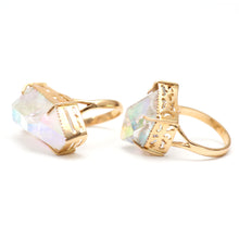 Carica l&#39;immagine nel visualizzatore di Gallery, 14k Angel Aura Quartz Crystal Rings
