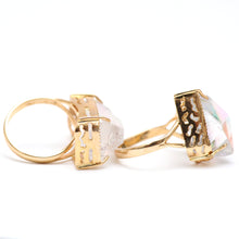 Carica l&#39;immagine nel visualizzatore di Gallery, 14k Angel Aura Quartz Crystal Rings
