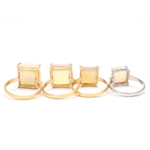 画像をギャラリービューアに読み込む, 14k Opal Pyramid Rings
