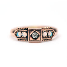 Carica l&#39;immagine nel visualizzatore di Gallery, 10k Opal Diamond Band
