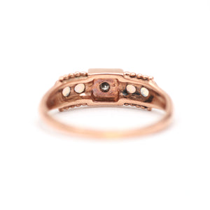10k Opal Diamond Band