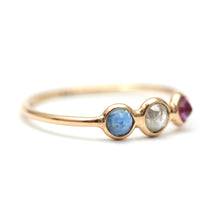 Load image into Gallery viewer, 14k Ruby Diamond Sapphire Ring
