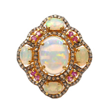 Laden Sie das Bild in den Galerie-Viewer, Opal Diamond Tourmaline Set
