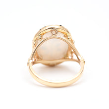 画像をギャラリービューアに読み込む, 14k Black Diamond Rose Ring
