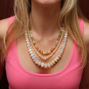 14k Giant Opal Necklace