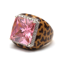 Load image into Gallery viewer, 18k Pink Leopard Ring
