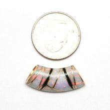 將圖片載入圖庫檢視器 14k Australian Opal Inlay Slide

