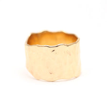 將圖片載入圖庫檢視器 14k Freeform Hammered Band
