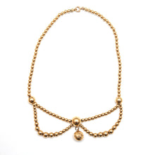 Laden Sie das Bild in den Galerie-Viewer, 14k Antique Ball Chain Necklace

