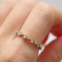 將圖片載入圖庫檢視器 9k Geometric Opal Band
