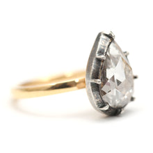 Load image into Gallery viewer, Giant Georgian Rose Cut Diamond Pear Ring
