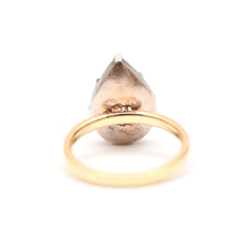 Load image into Gallery viewer, Giant Georgian Rose Cut Diamond Pear Ring
