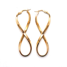 Laden Sie das Bild in den Galerie-Viewer, 14k Infinity Hoop Earrings
