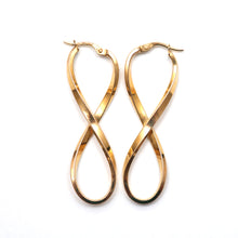 將圖片載入圖庫檢視器 14k Infinity Hoop Earrings
