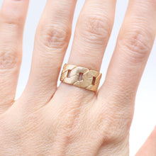 Load image into Gallery viewer, 14k Textured Cuban Link Band
