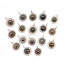 Load image into Gallery viewer, Sterling Silver Eye Pendants
