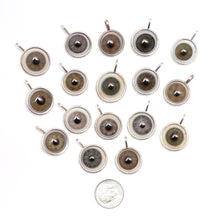 Load image into Gallery viewer, Sterling Silver Eye Pendants
