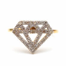 Carica l&#39;immagine nel visualizzatore di Gallery, 14k Meta Diamond Ring
