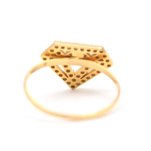 14k Meta Diamond Ring
