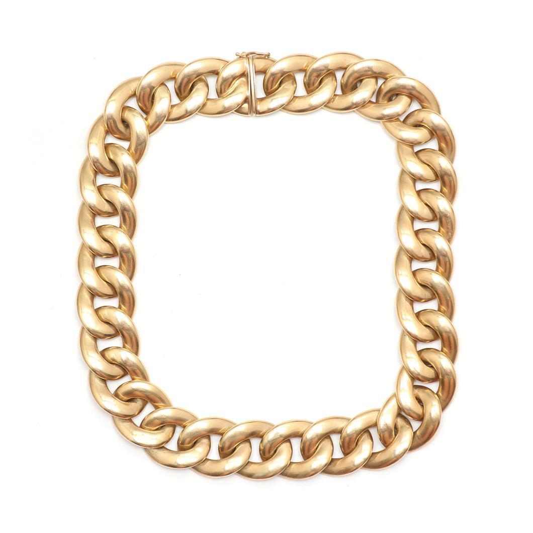 14k Oversized Italian Curb Chain