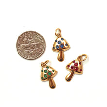 將圖片載入圖庫檢視器 14k Mushroom Charms
