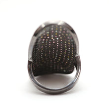 Load image into Gallery viewer, Rainbow Tourmaline Shield Ring
