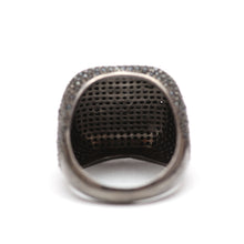 Load image into Gallery viewer, Black Spinel Signet Ring
