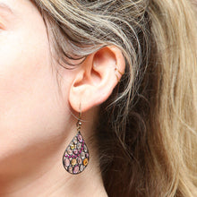 Laden Sie das Bild in den Galerie-Viewer, Rose Cut Tourmaline Earrings
