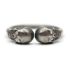 画像をギャラリービューアに読み込む, Diamond Skull Cuff Ring
