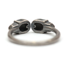 画像をギャラリービューアに読み込む, Diamond Skull Cuff Ring
