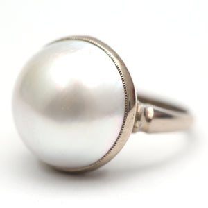 14k Mabé Pearl Ring