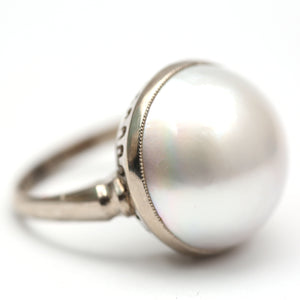 14k Mabé Pearl Ring