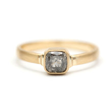 Load image into Gallery viewer, 18k Salt and Pepper Diamond Ring
