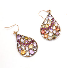 將圖片載入圖庫檢視器 Rose Cut Tourmaline Earrings
