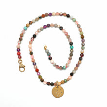 Load image into Gallery viewer, Multigem Diamond Beaded Necklaces
