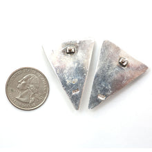 將圖片載入圖庫檢視器 Oversized Wildcat Sterling Silver 80&#39;s Earrings
