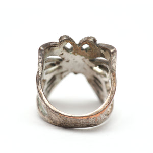 Sterling Filigree Butterfly Ring