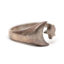 Load image into Gallery viewer, Sterling Moon Star Cuff Ring
