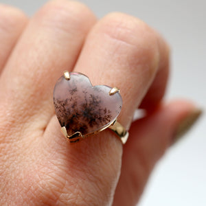 14k Nature Lovers Sage Amethyst Ring