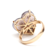 Load image into Gallery viewer, 14k Nature Lovers Sage Amethyst Ring
