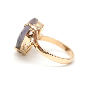 14k Nature Lovers Sage Amethyst Ring