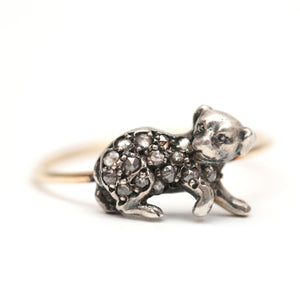 Diamond Puppy Ring
