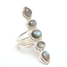 Load image into Gallery viewer, Labradorite Totem Ring
