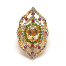 Load image into Gallery viewer, Dancing Citrine Ring
