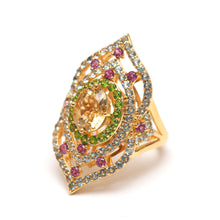 Load image into Gallery viewer, Dancing Citrine Ring
