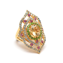 Load image into Gallery viewer, Dancing Citrine Ring
